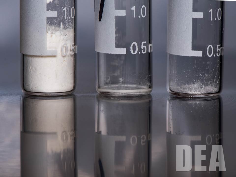 A photo of fentanyl in a vial